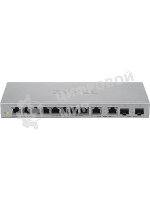 Коммутатор Zyxel XGS1010-12-ZZ0102F 8x1 Гбит/с 2x2.5 Гбит/с 2SFP+ неуправляемый