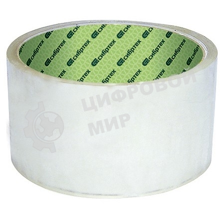 Клейкая лента Сибртех 48 мм х 40 м, прозрачный