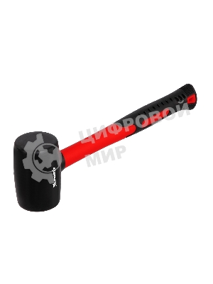 Киянка Matrix 11185 резиновая, 450 г, черная резина, фибергласовая рукоятка