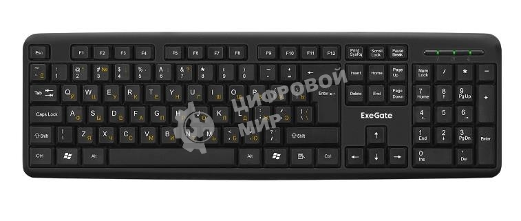 Клавиатура проводная ExeGate Professional Standard LY-405 (EX287138RUS), USB, черный