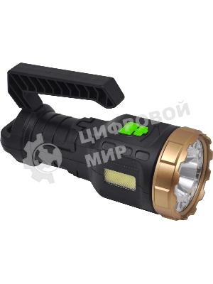 Фонарь ручной Gauss GFL209 черный 10Вт лам.:светодиодный встроенный аккумулятор