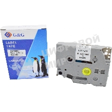 Картридж ленточный G&G GG-TZE211 черный на белом 6x8 для Brother 1010/1280/1280VP/2700VP