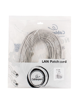 Патч-корд UTP Cablexpert cat.5e, 20м, литой, многожильный серый