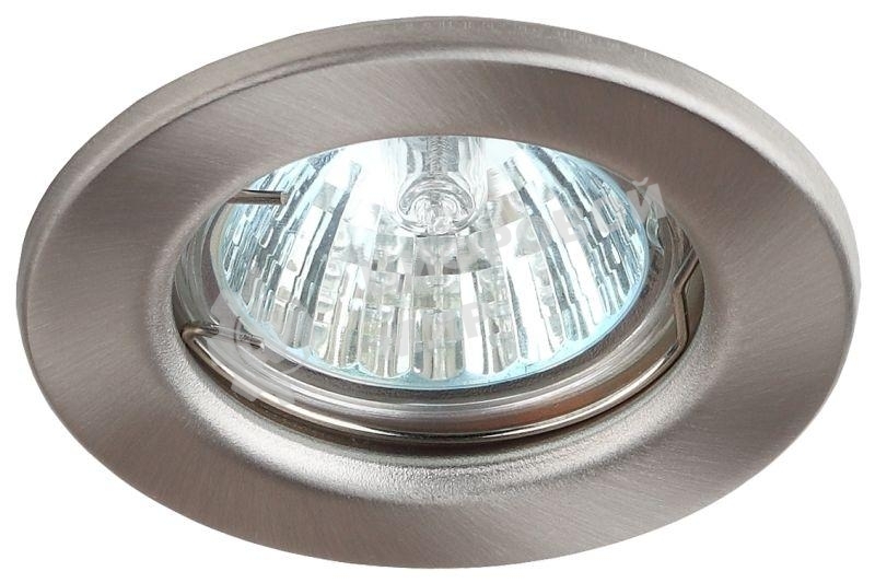 Светильник ЭРА ST1 SN штампован. MR16 12В 50Вт сатин никель