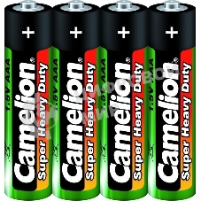 Элемент питания солевой Camelion R R03 (шринка 4шт) 1.5 В