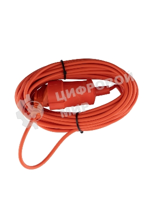 Удлинитель-шнур PROconnect ПВС 2х0.75, 10 м, б/з, 6 А, 1300 Вт, IP20, оранжевый