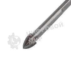 Сверло по стеклу и керамике Kranz 10 мм 4 грани шестигранный хвостовик