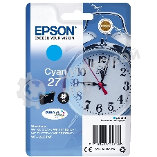 Картридж струйный Epson T2702 (C13T27024022/C13T27024020) голубой, 300 стр., для WF7110/7610/7620