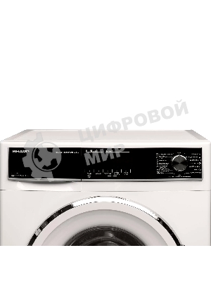 Стиральная машина Sharp ES712RW белый, загрузка фронтальная 7 кг, 1200 об/мин, класс: A+++