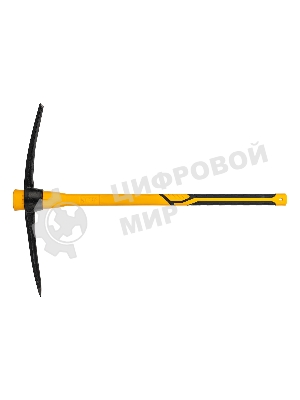 Кирка Denzel 3000 г, фиберглассовая обрезиненная рукоятка 900 мм