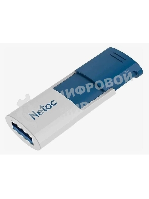 Флешка USB Netac U182 (NT03U182N-512G-30BL), 512Gb, USB 3.0, R/W 70/30, синий/белый