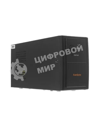 Источник бесперебойного питания ExeGate Power Back BNB-850.LED.AVR.EURO.RJ 850VA/480W, LED, AVR,2 евророзетки, RJ45/11, черный