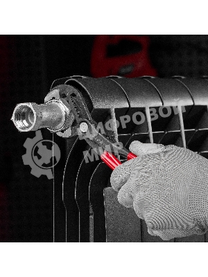 Переставные клещи Matrix 180 мм, кнопочный механизм, хром-ванадий, обливные рукоятки