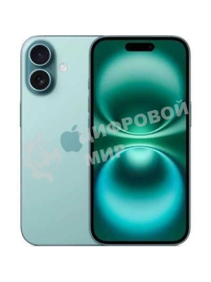 Смартфон Apple iPhone 16 A3287, 8/128Gb, бирюзовый