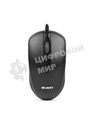Мышь проводная SVEN RX-112 черный, 800 dpi, USB, кнопки - 3