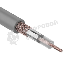 Кабель коаксиальный Rexant RG-58 A/U, 50 Ом, Cu/Al/Cu, 64%, бухта 100 м, серый