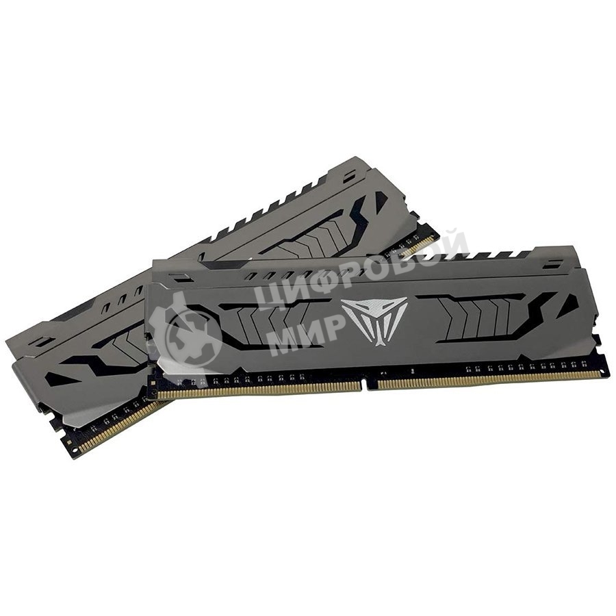 Оперативная память Patriot Viper Steel, DDR4, 32GB (2x16GB), 3600MHz, CL18, DIMM, радиатор, черный