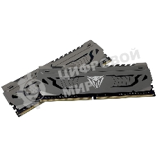 Оперативная память Patriot Viper Steel, DDR4, 32GB (2x16GB), 3600MHz, CL18, DIMM, радиатор, черный