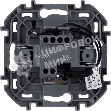 Переключатель 1-клавишный с подсветкой/индикацией 10AX 250 В слоновая кость