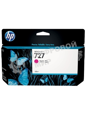 Картридж струйный HP 727 B3P20A пурпурный для HP DJ T920/T1500 (130мл)