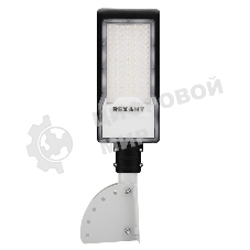 Кронштейн для консольного светильника Rexant КР-3.1 накладного монтажа или под бандажную ленту с переменным углом серый (сталь 2 мм, 230х150х150, Ø 57)