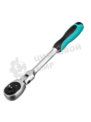 Ключ трещотка Stels 1/4, 72 зуба, с быстрым сбросом. шарнирная СrV