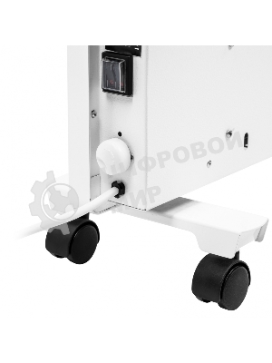 Конвектор электрический MTX КМ-2000.2 белый, 2000 Вт, 25 м2, термостат