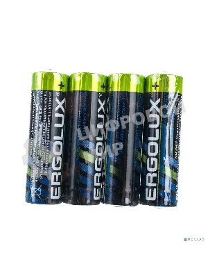 Батарея Ergolux Alkaline LR6 SR4 AA 2800mAh (4шт) спайка