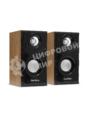 Акустическая система 2.0 ExeGate EX289694RUS Tango 316 (питание USB, 2х3Вт (6 Вт RMS), 80-20000Гц, дерево)
