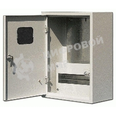 Корпус металлический навесной учетный 400х300х160 1-фазн. 12мод. DEKraft 30401DEK