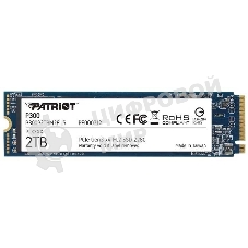 Накопитель SSD Patriot P300, 2Tb, PCIe 3.0 x4, M.2 2280, NVMe, R/W 2100/1650