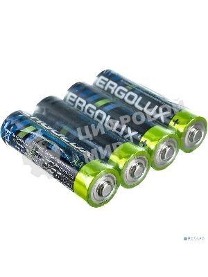 Батарея Ergolux Alkaline LR6 SR4 AA 2800mAh (4шт) спайка