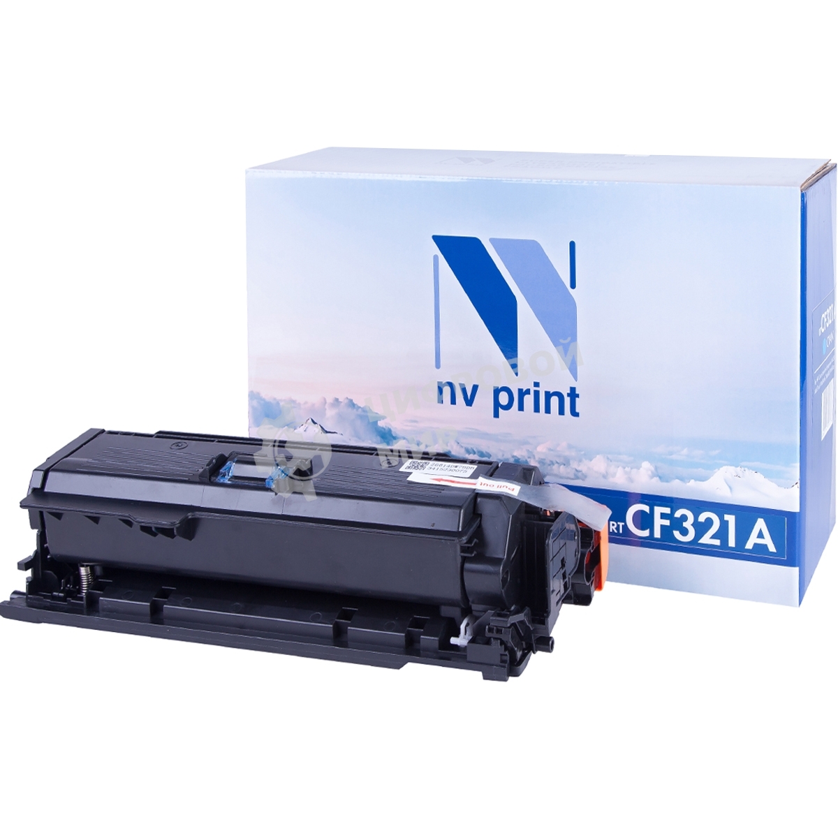Картридж лазерный NVPrint совместимый НР CF321A Cyan для LJ Color M680dn M680f, M680z (16500k)
