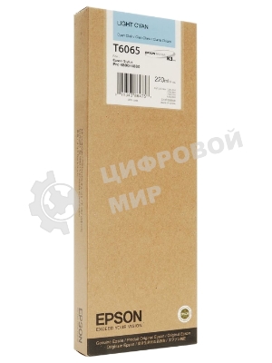 Картридж Epson C13T606500 светло-голубой для Stylus Pro 4880