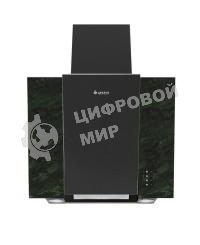 Вытяжка наклонная Gefest ВО 3603 К59 черный/зеленый мрамор, 60 см, 550 куб. м/ч, 76 дБ