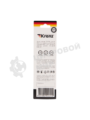 Пилка для электролобзика по дереву Kranz T111D 100 мм 6 зубьев на дюйм 6-60 мм (2 шт./уп.)