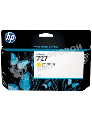 Картридж струйный HP 727 B3P21A желтый для HP DJ T920/T1500 (130мл)