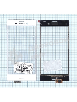 Сенсорное стекло (тачскрин) для Sony Xperia M4 Aqua белое