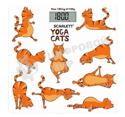 Весы напольные Scarlett йогакот