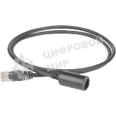 Патч-корд LANMASTER LAN-PCEXT/U5E-3.0-GY UTP RJ-45 мод.-вилка RJ-45 cat.5e 3м серый LSZH (уп.:1шт)