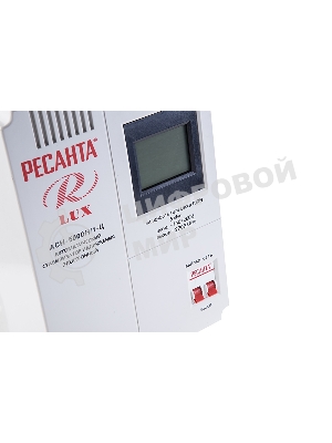 Стабилизаторы напряжения Ресанта АСН-5 000 Н/1-Ц 63/6/16 Стабилизатор Lux 220В±8%, Габариты 260х155х310, Вес 8кг