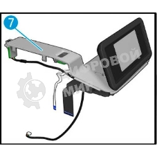 Панель управления (дисплей) в сборе HP DJ T830 MFP (F9A30-67043)