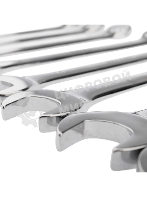 Набор ключей комбинированных Rexant 6х32 мм, 26 шт., CrV, полированный хром