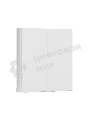 Выключатель двухклавишный Aqara Wireless Remote Switch H1 (WRS-R02)