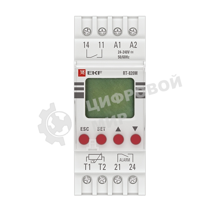 Реле температуры с дисплеем RT-820M (-25....+130 С) PROxima EKF RT-820M