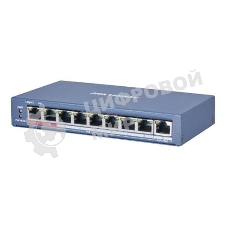 Коммутатор 9PORT 100M 8POE DS-3E0109P-E(C) HIKVISION