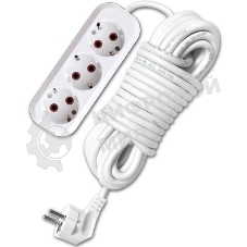Удлинитель 3х5 м с заземл. 10А IP20 У10-554 ПВС 3х0.75 UNIVersal 554-05
