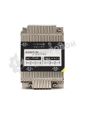 Радиатор для процессора ExeGate ESNK-P0063P.2U.SP3.Cu серебристый, алюминий/медь, 280 Вт, 65 мм