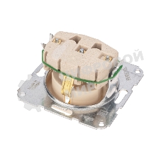 Розетка Kranz 1-ая DEA с/з с/у 16А мех. бежевый (1/10/120)