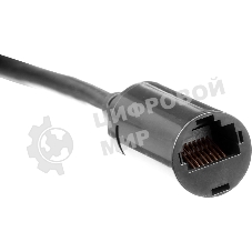 Патч-корд LANMASTER LAN-PCEXT/U5E-5.0-BK UTP RJ-45 мод.-вилка RJ-45 cat.5e 5м серый LSZH (уп.:1шт)